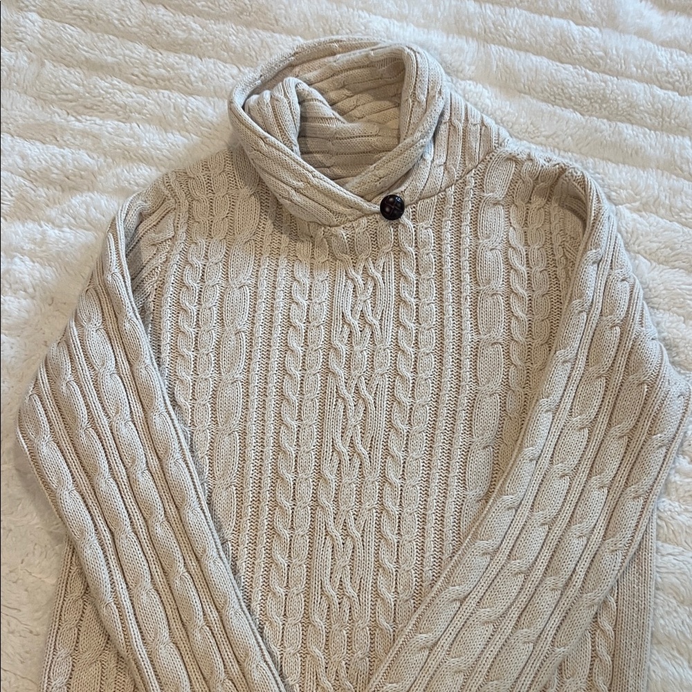 Cozy Cream Cable Knit Sweater